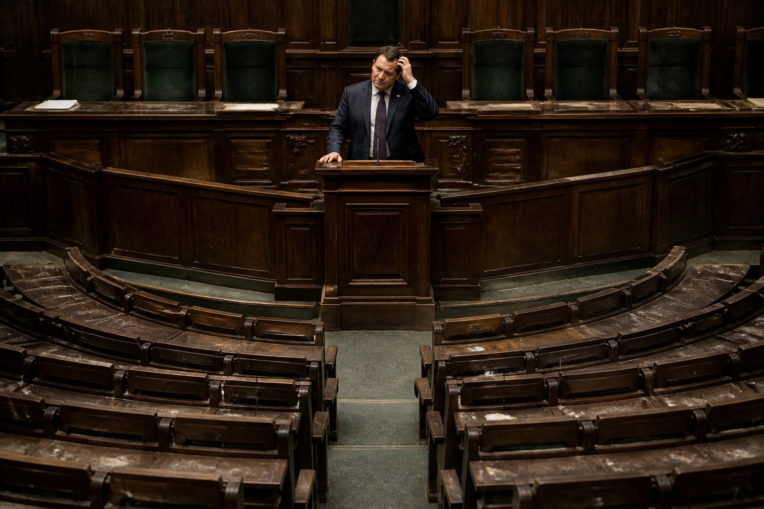 Deputeti i vetmuar i hutuar në kuvend bosh